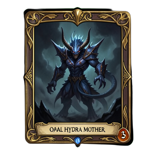 Mãe Hidra de Opala — sprite pixel art 512×512