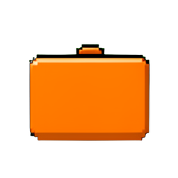 Clutch Laranja — sprite pixel art 256×256