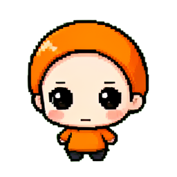 Orange Headband — 256×256 pixel art sprite