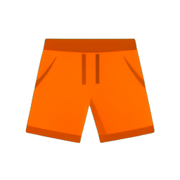 Short orange — sprite pixel art 256×256