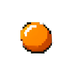Orange - 256x256 pixel art sprite