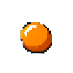 Naranja — sprite pixel art 256×256