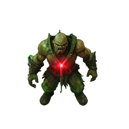 Berserker Orc (Atmosphérique) — sprite pixel art 256×256