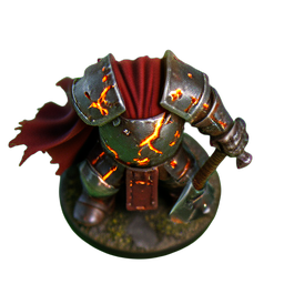 Orc Berserker (HD-2D) - 256x256 pixel art sprite