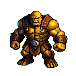 Orc Berserker - 256x256 pixel art sprite