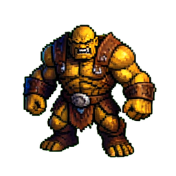 Berserker Orco — sprite pixel art 256×256