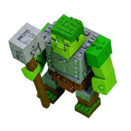 Orc Grunt (Voxel) - 256x256 pixel art sprite