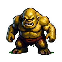 Grunt Orco — sprite pixel art 256×256