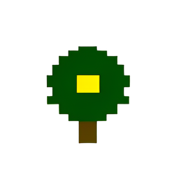 Orc Schamane (Niedrigauflösung) — 256×256 Pixel-Art-Sprite