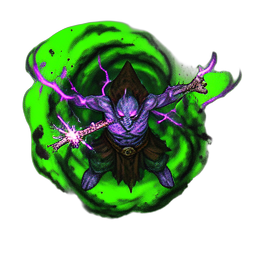 Orc Shaman (VFX) - 256x256 pixel art sprite