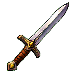 Orkspieß — 256×256 Pixel-Art-Sprite