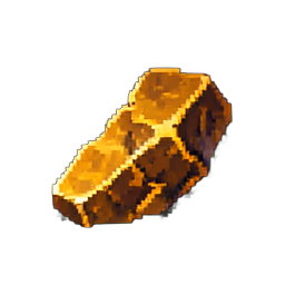 Fragmento de Orichalcum — sprite pixel art 256×256