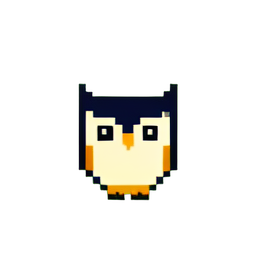 Owl Sage (Low-Res) - 256x256 pixel art sprite