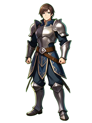 Anti-héroe oscuro paladín — sprite pixel art 384×512