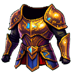 Paladin Heilpanzer — 256×256 Pixel-Art-Sprite