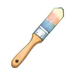 调色刀平整 — 256×256 像素游戏素材