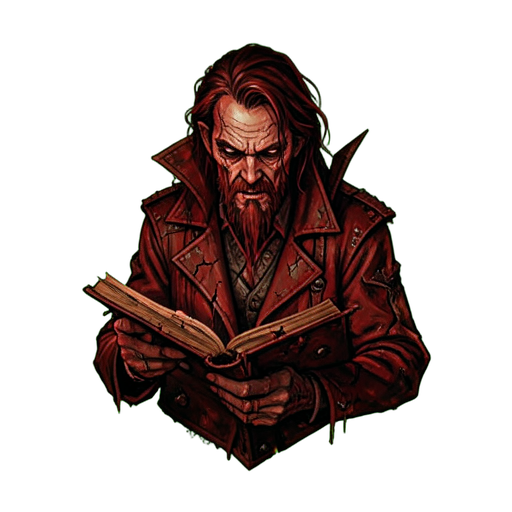 Leitor velho — sprite pixel art 512×512