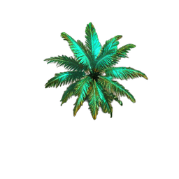 Palm Tree (Atmospheric) - 256x256 pixel art sprite