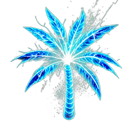 Palm Tree (VFX) - 256x256 pixel art sprite
