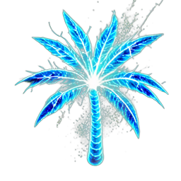 Palmeira (VFX) — sprite pixel art 256×256
