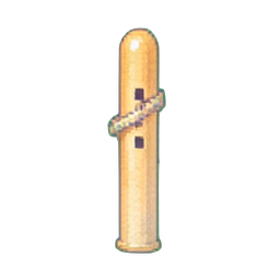 Flûte Pan — sprite pixel art 256×256