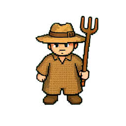 فلاح (16-Bit) — رسم بكسل 256×256