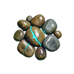 Pebbles (Atmospheric) - 256x256 pixel art sprite