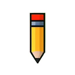 Pencil HB — 256×256 pixel art sprite