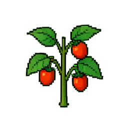 Pfeffertpflanze — 256×256 Pixel-Art-Sprite
