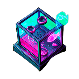 Pet Shop (Cyberpunk) — 256×256 pixel art sprite