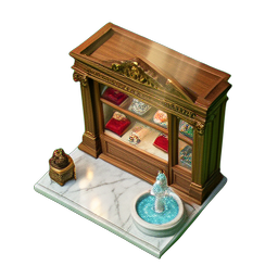 Pet Shop (HD-2D) — 256×256 pixel art sprite