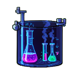 Placa de Petri cultivo — sprite pixel art 256×256