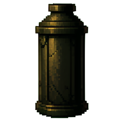 Frasco de Ceniza de Fénix — sprite pixel art 256×256