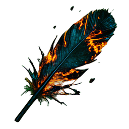 Phoenix Feather (Cinematic) - 256x256 pixel art sprite