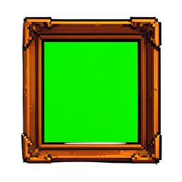 フォトフレーム — 256×256 ピクセルアートスプライト