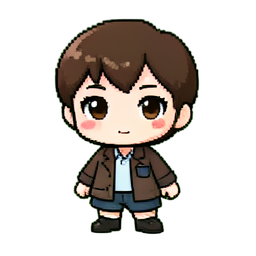 Fotógrafo — sprite pixel art 256×256