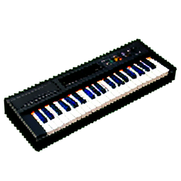 Piano - 256x256 pixel art sprite