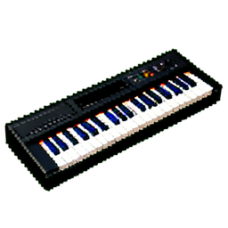 Piano — sprite pixel art 256×256