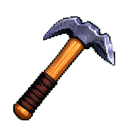Pickaxe - 256x256 pixel art sprite