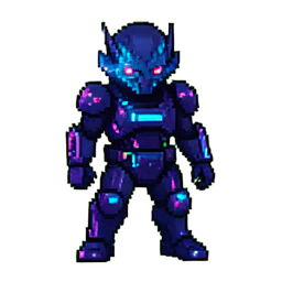 Navigateur pilote — sprite pixel art 256×256