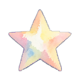 Pinata Star — 256×256 pixel art sprite