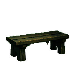 Fichtenbankplatz — 256×256 Pixel-Art-Sprite