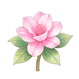 粉红色紫罗兰 — 256×256 像素游戏素材