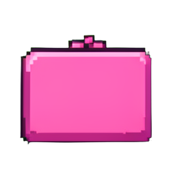 Pink Clutch — 256×256 pixel art sprite