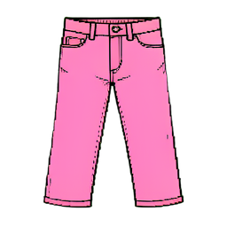 Pink Jeans — 256×256 pixel art sprite
