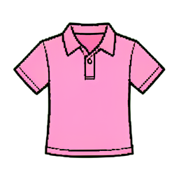 Pink Polo — 256×256 pixel art sprite