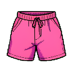 Pink Shorts — 256×256 pixel art sprite