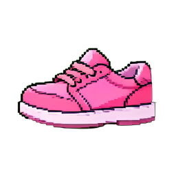 Pink Sneakers — 256×256 pixel art sprite