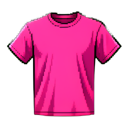 Pink T Shirt — 256×256 pixel art sprite