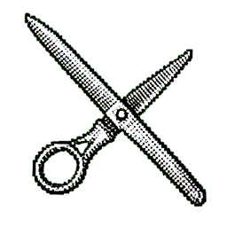 Pinking Shears Zigzag — 256×256 pixel art sprite